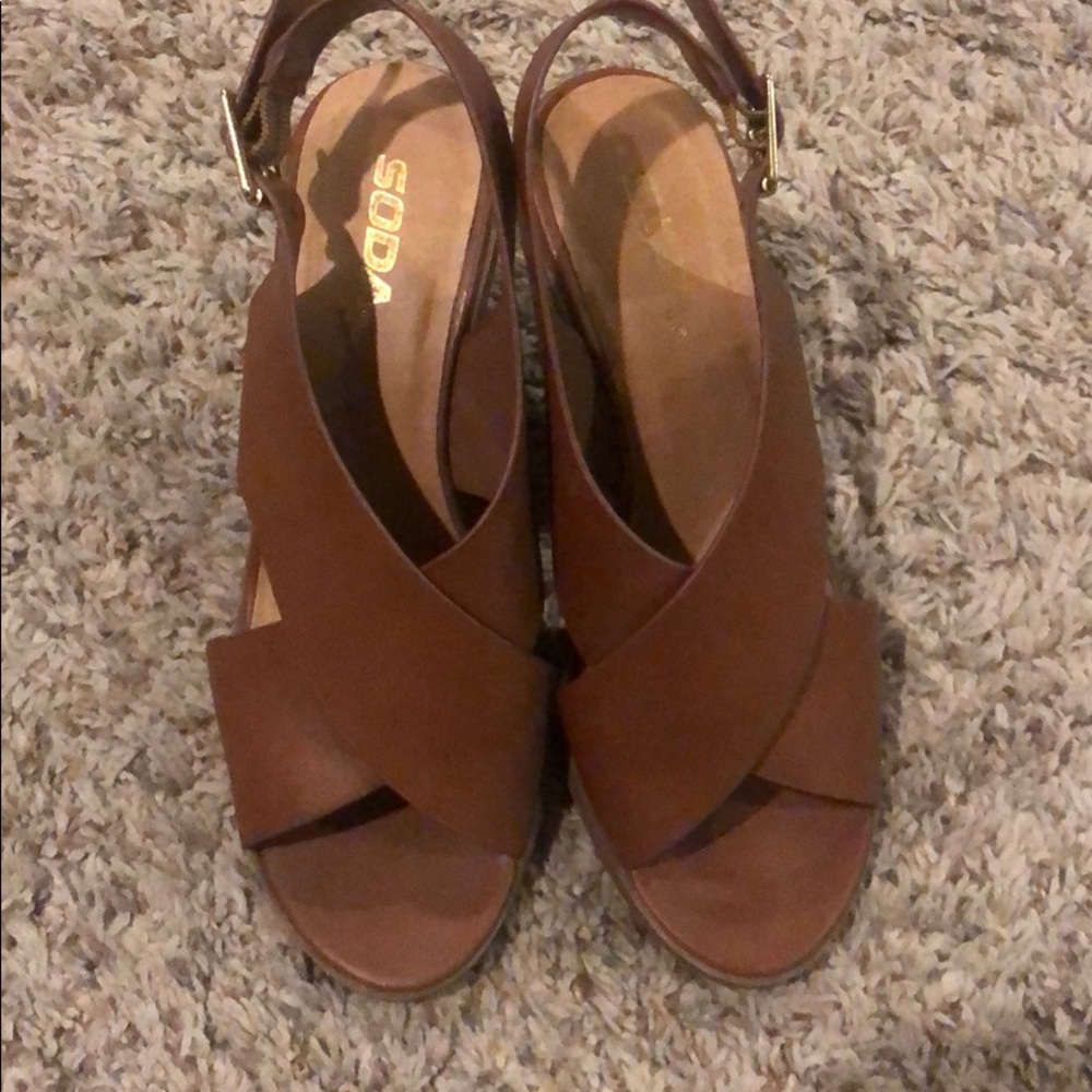 Brown SODA shoes